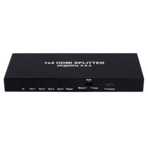Angustos - KVS104K6P - 1×4 HDMI Splitter – Support 4K@60HZ 4:4:4